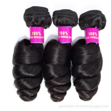 human hair weave bundles loose wave hair bundle  cuticle aligned raw cambodian hair vendors